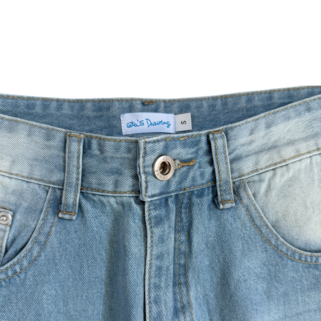 Cata’s Drawing Gang Unisex Baggie Jean