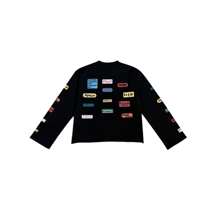 FEJAH LOGOS BOX FIT L/S French Terry