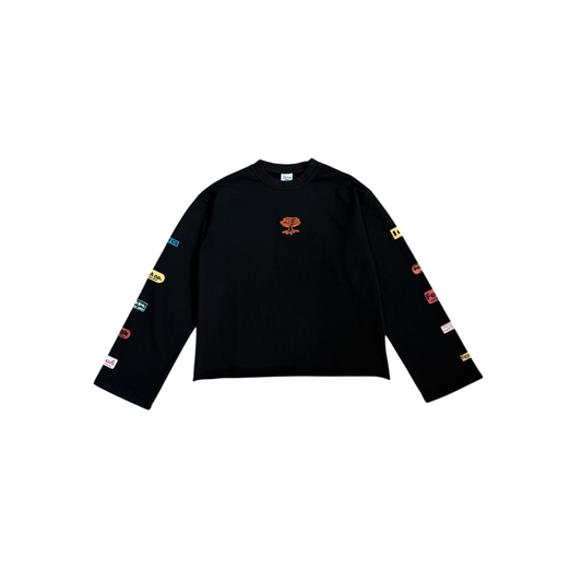 FEJAH LOGOS BOX FIT L/S French Terry